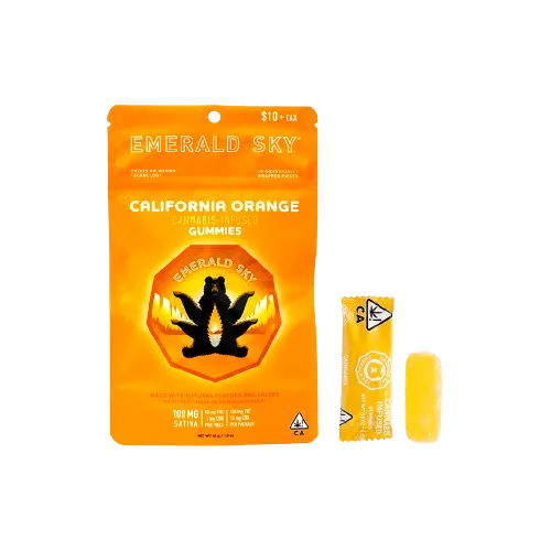 EMERALD SKY - CLASSIC GUMMIES 10PK [100MG] CALIFORNIA ORANGE product image