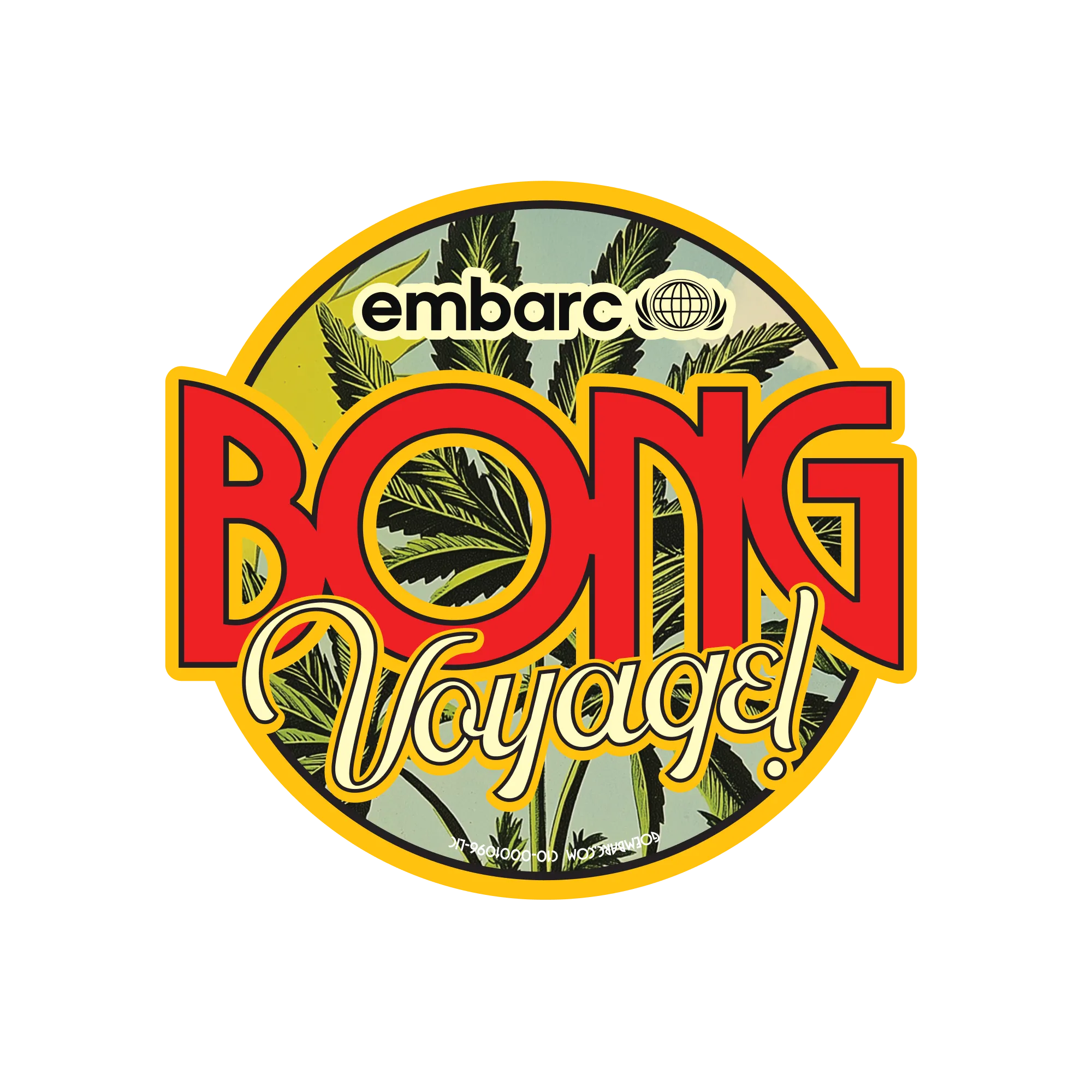 BONG VOYAGE STICKER - ONE SIZE product image