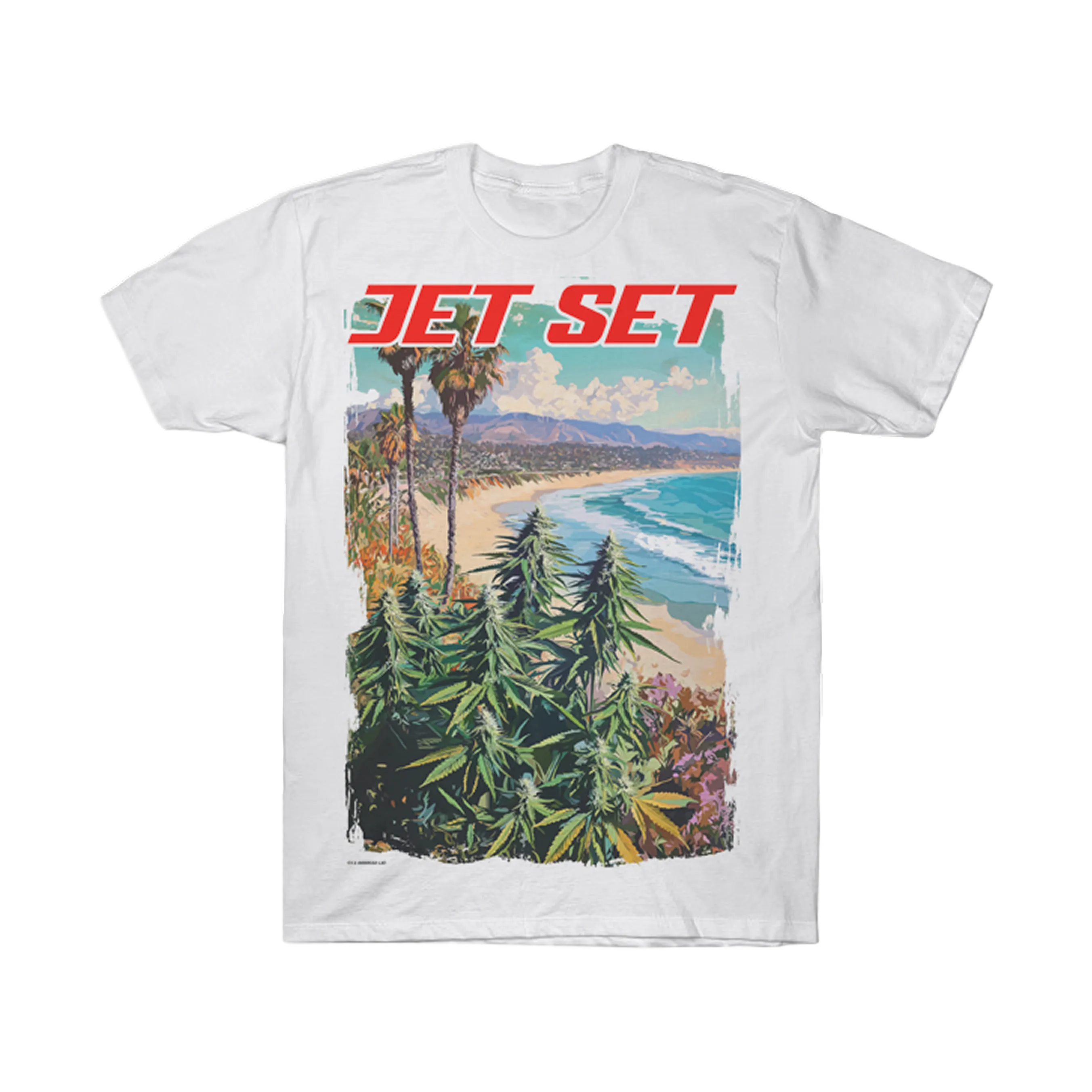 SEASIDE WHITE TEE [XL] - XL
