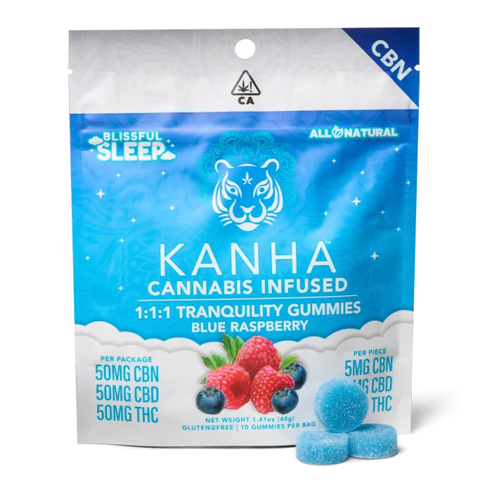 GUMMIES 10PK [50MG] 1:1:1 CBN:CBD:THC  SLEEP TRANQUILITY product image