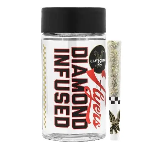 FLYERS DIAMOND INFUSED PREROLL 5PK [2.5G] CHERRY HEARTS - 2.5 G - 5 PACK