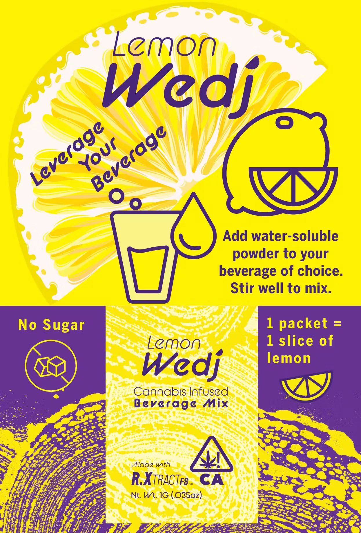 LEMON WEDJ [7.6MG] DRINK POWDER