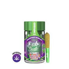 BABY JEETER INFUSED PREROLL 5PK [2.5G] GRAPEFRUIT ROMULAN