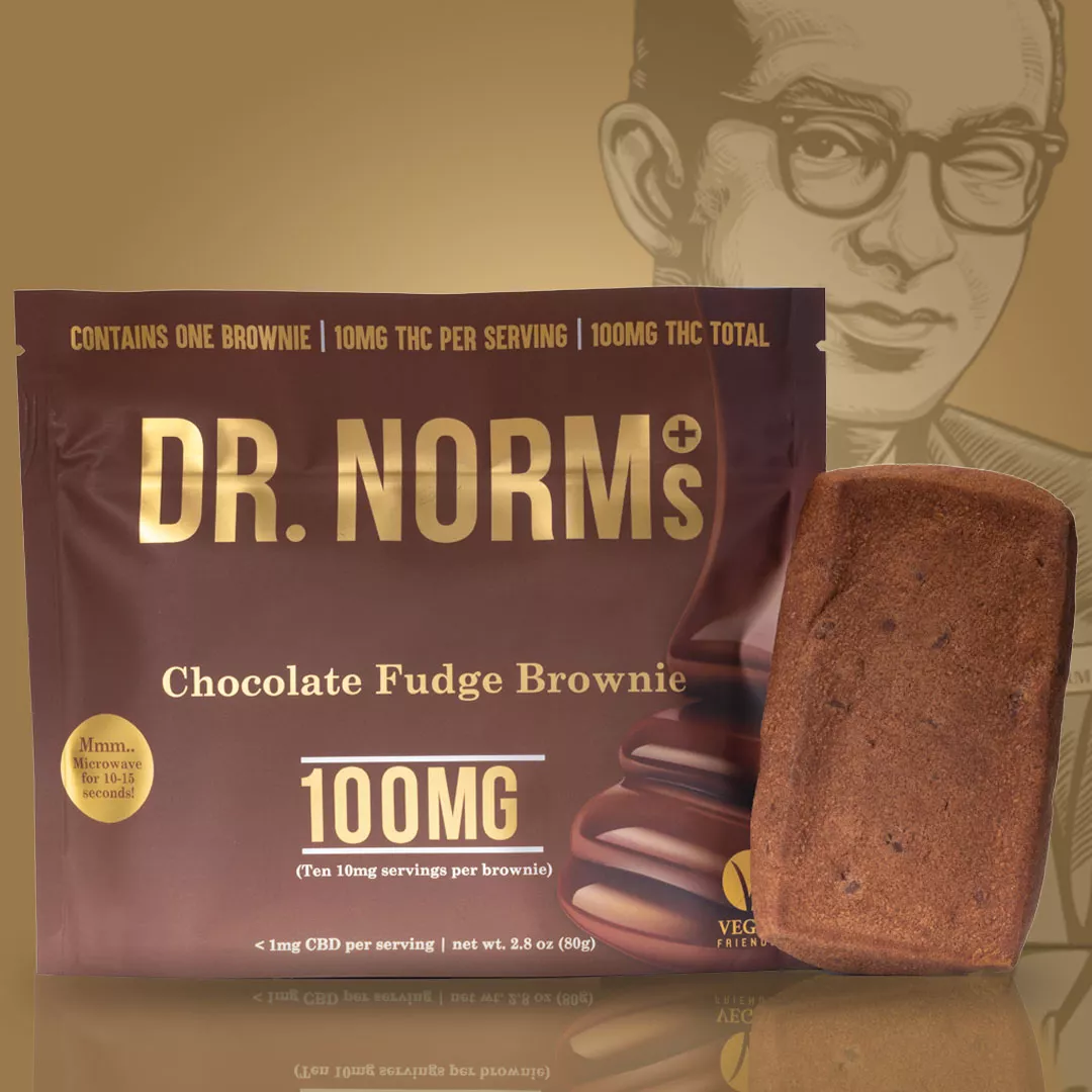 CHOCOLATE FUDGE BROWNIE SINGLE 100MG