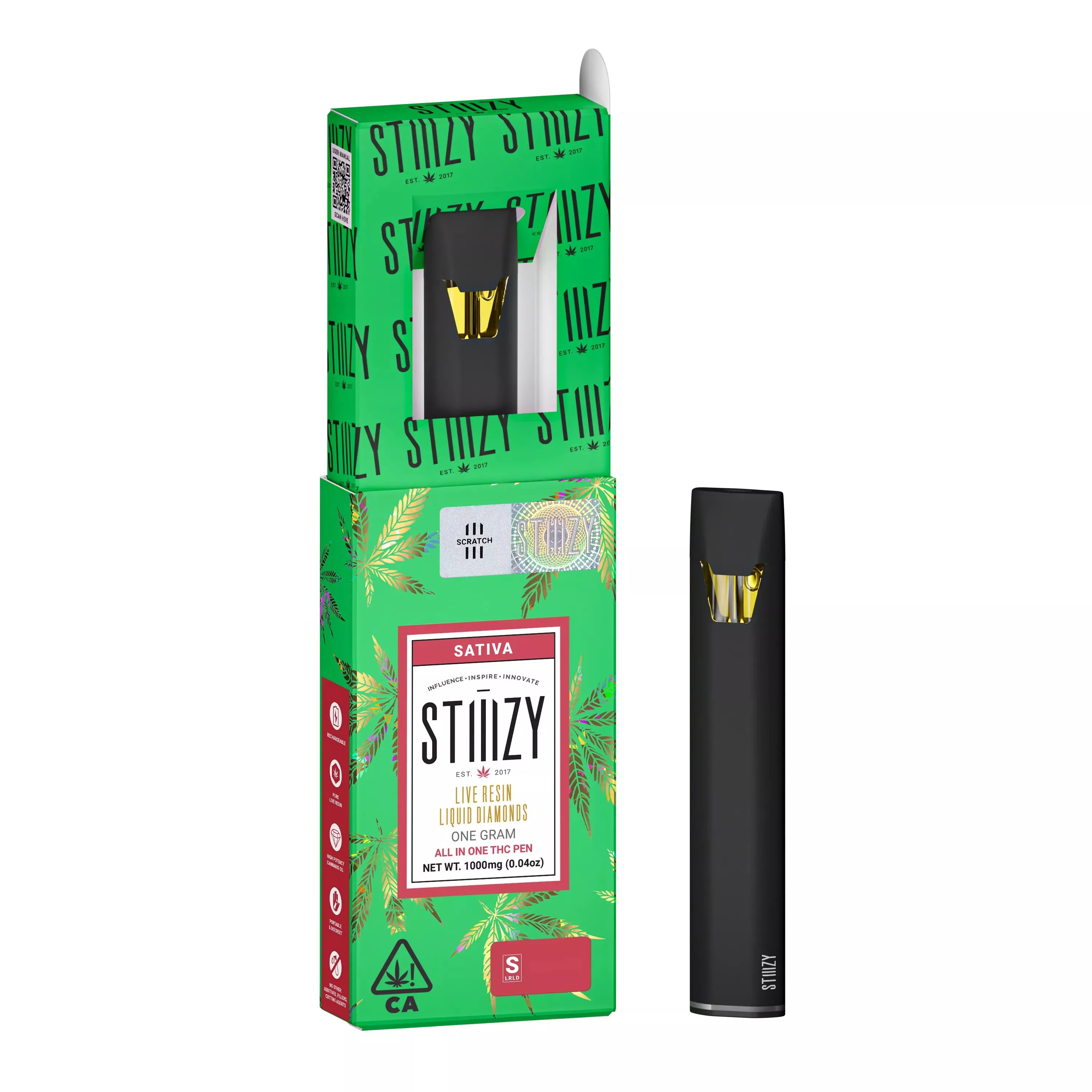 LIQUID DIAMONDS READY TO USE VAPORIZER [1G] GREEN CRACK