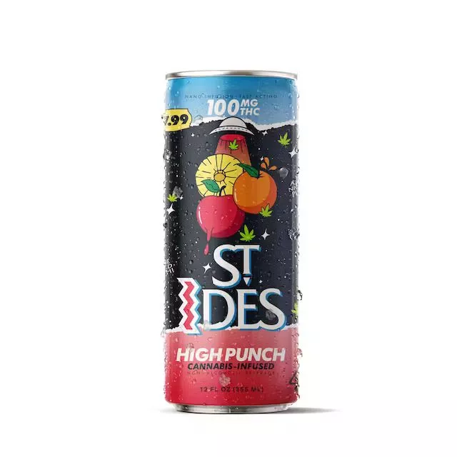HIGH TEA 12FLOZ [100MG] FRUIT PUNCH product image