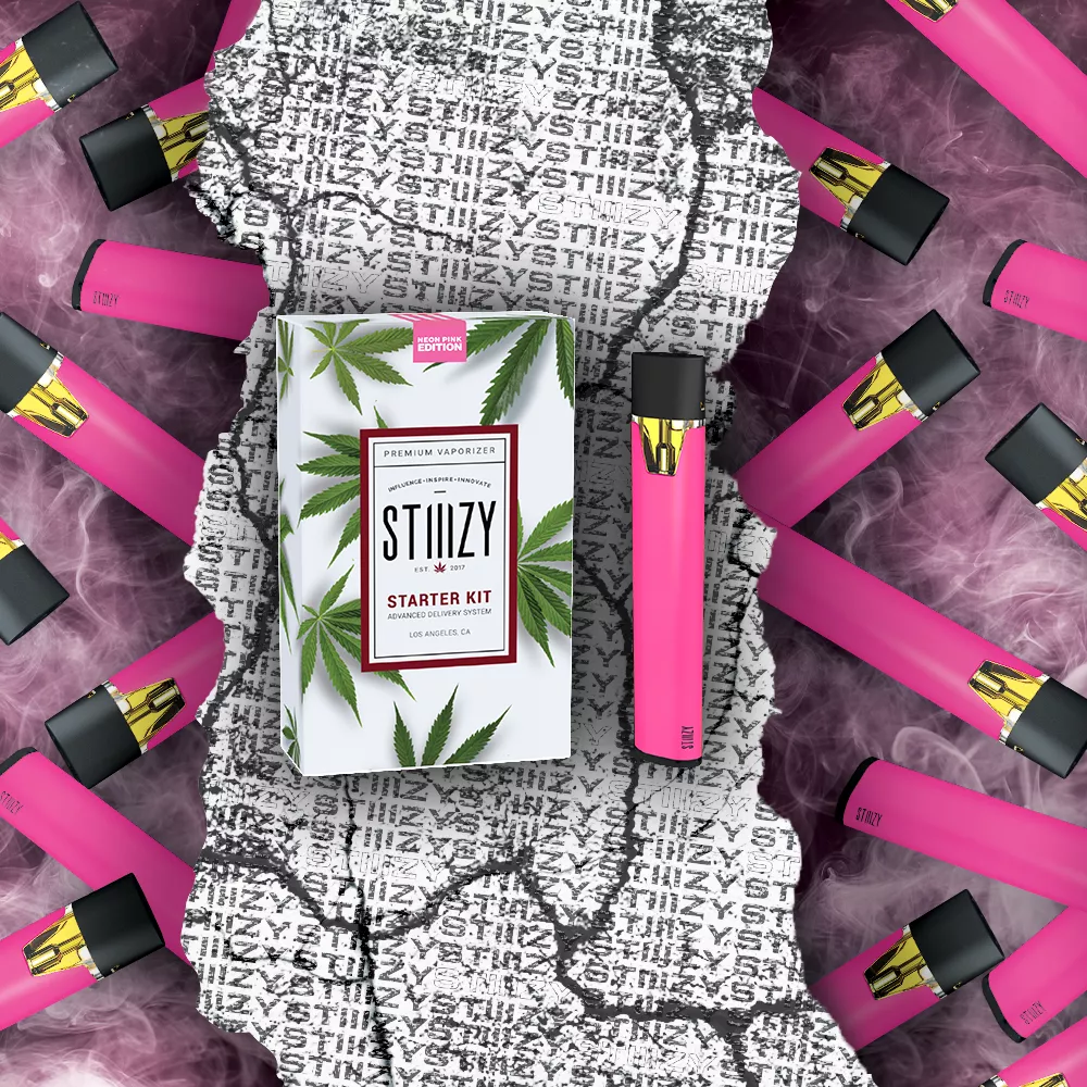 NEON PINK PRO STIIIZY BATTERY