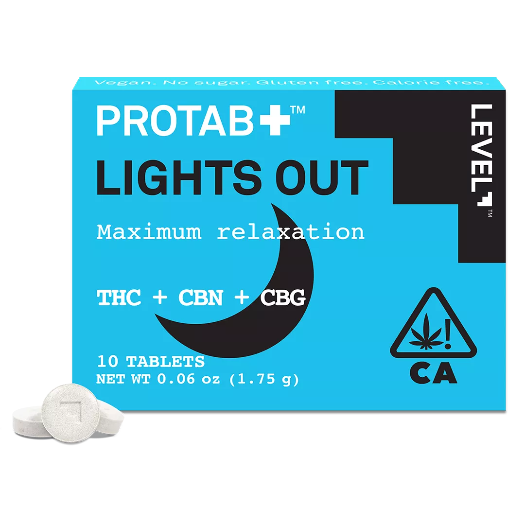 PROTAB+ 10PK [200MG] LIGHTS OUT THC + CBN + CBG product image