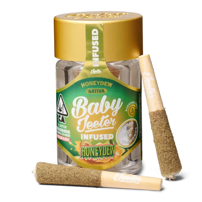 BABY JEETER INFUSED PREROLL 5PK [2.5G] HONEY DEW product image