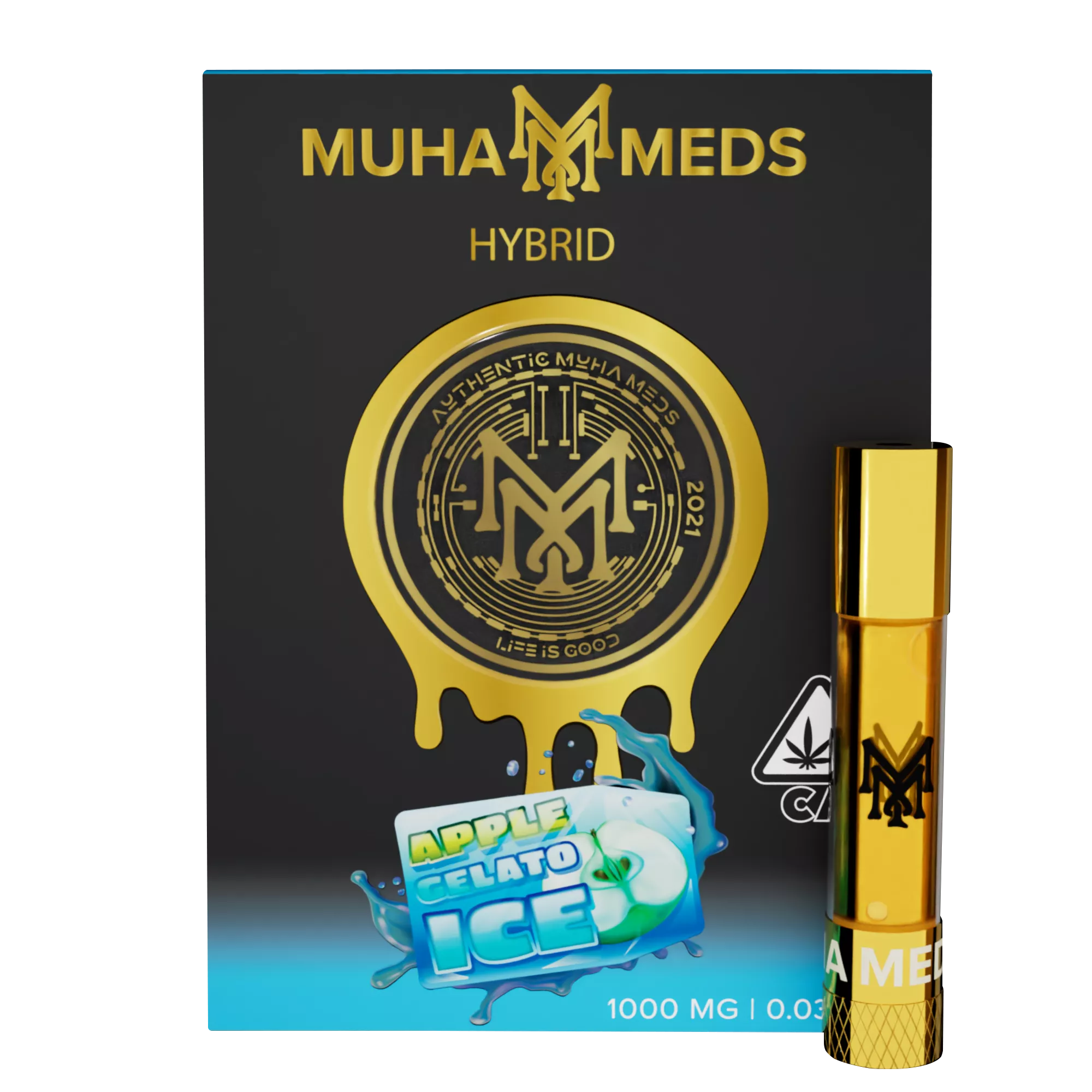 APPLE GELATO ICE CARTRDIGE 1000MG - 1000 mg