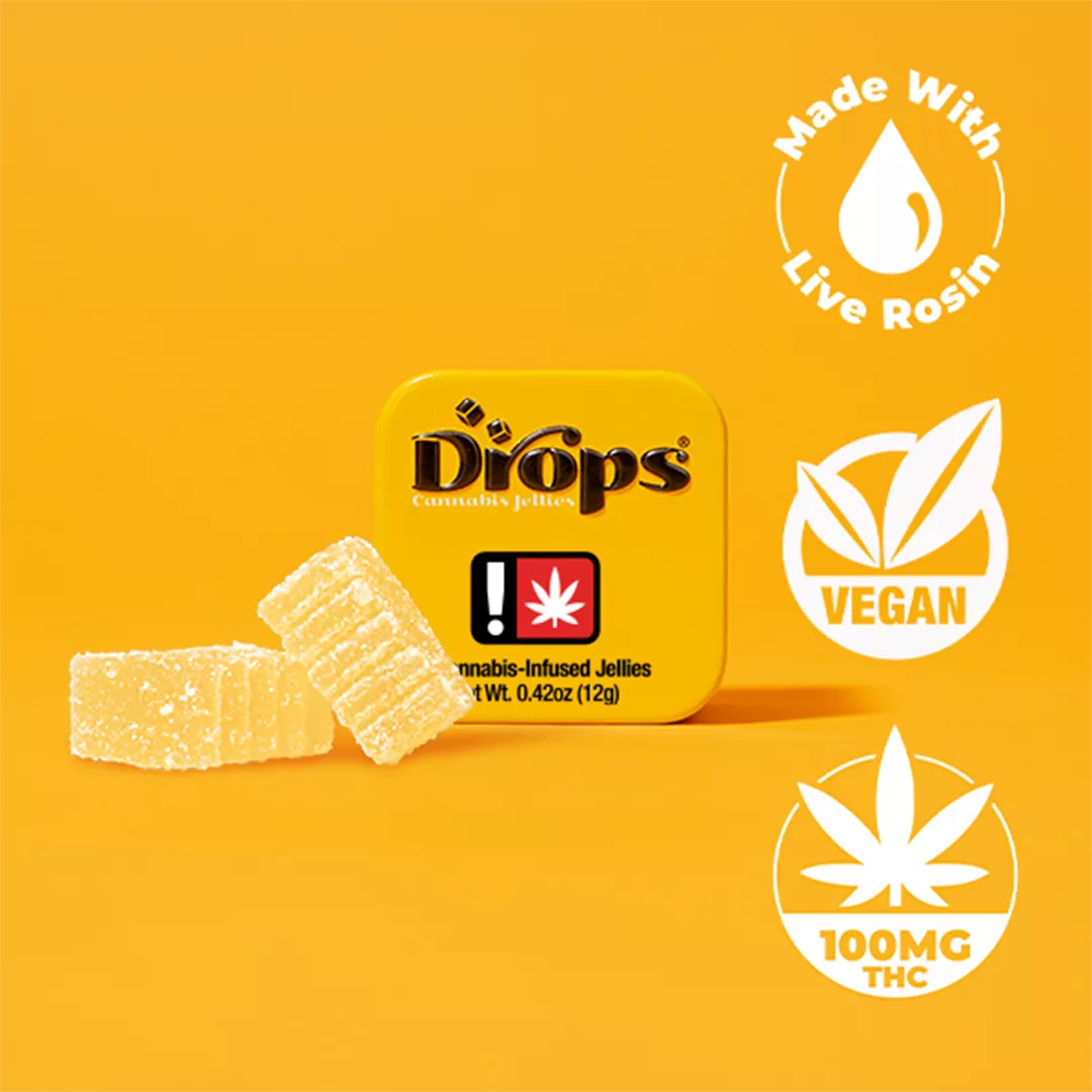 DROPS - LEMON ACTIVE GUMMY 2 PACK 100MG