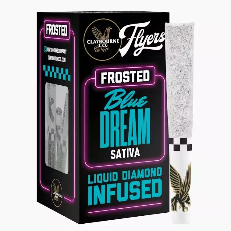 FROSTED FLYERS INFUSED PREROLL 5PK [2.5G] BLUE DREAM product image