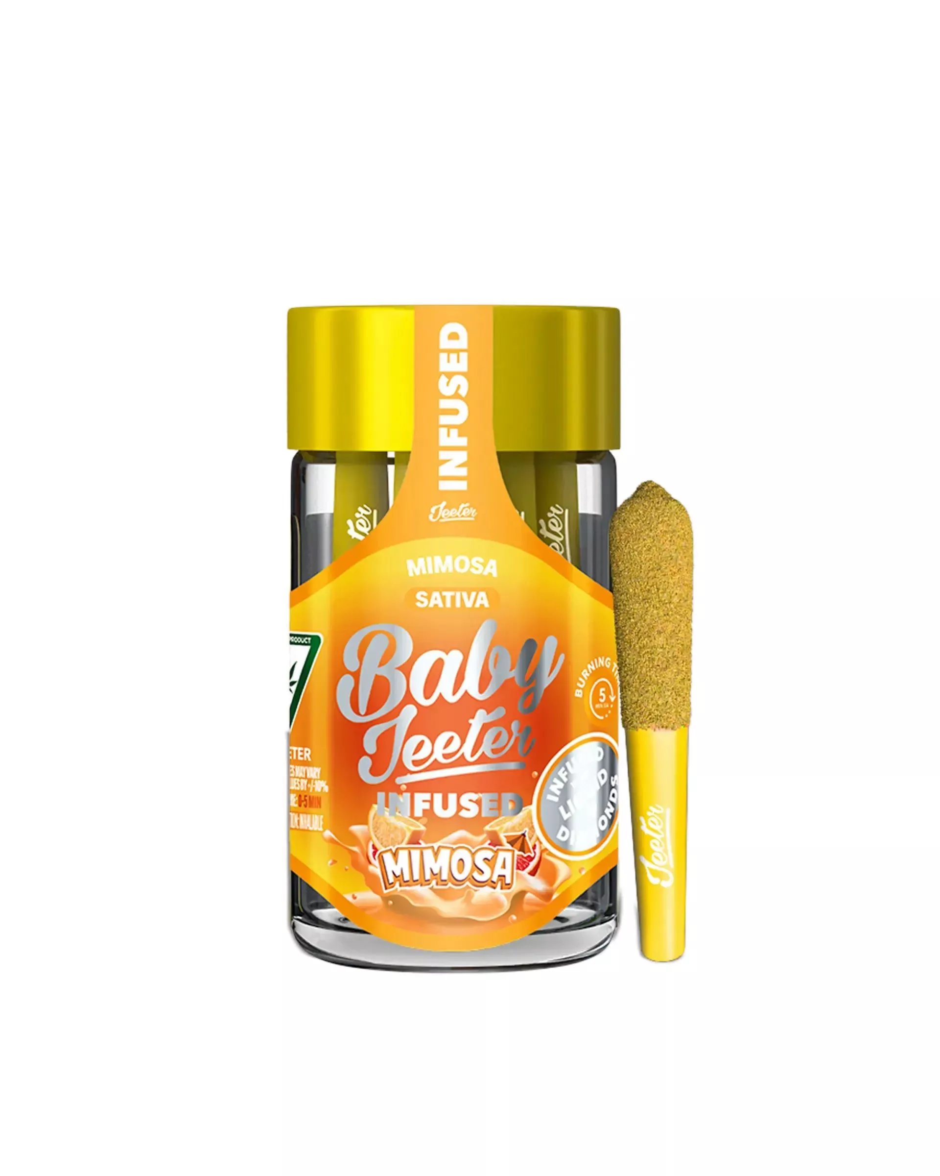 BABY JEETER INFUSED PREROLL 5PK [2.5G] MIMOSA