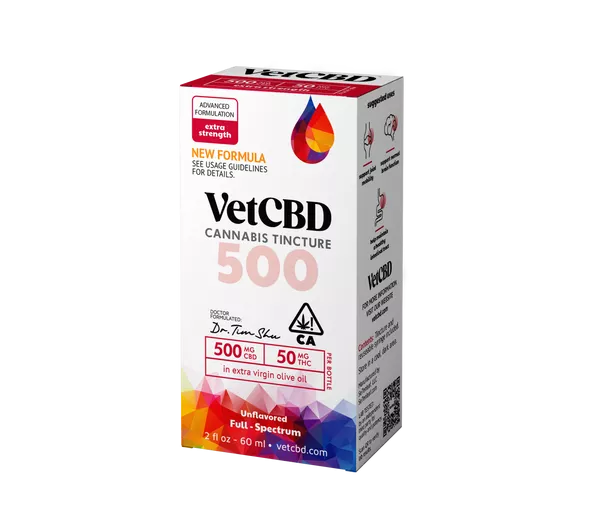 EXTRA STRENGTH TINCTURE 500MG CBD 2FLOZ [50MG] 10:1 CBD:THC