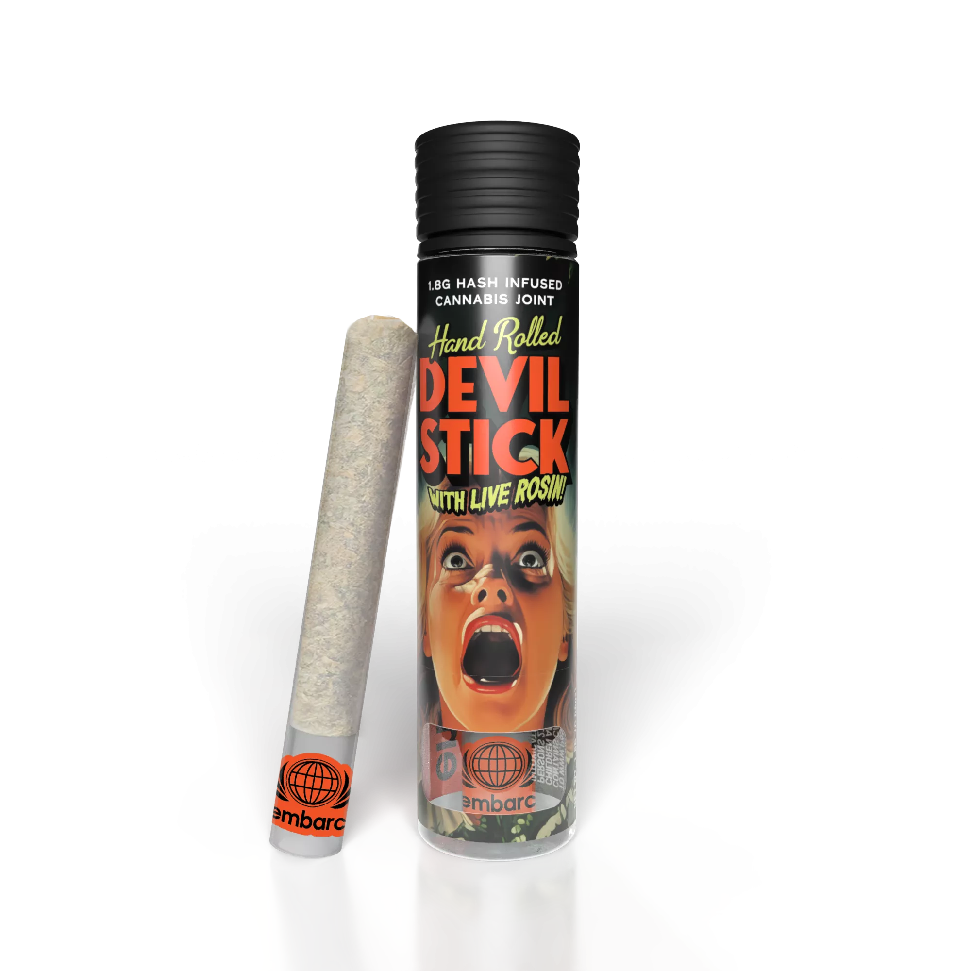 LIVE ROSIN INFUSED DEVIL STICK PREROLL [1.8G] DEVIL'S LETTUCE product image