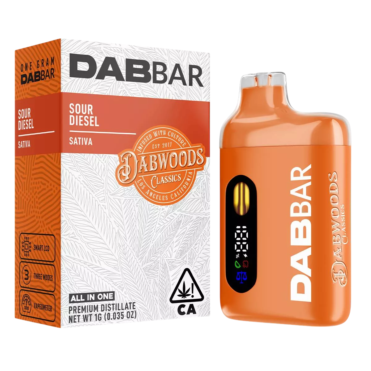 DAB BAR READY TO USE VAPORIZER [1G] SOUR DIESEL - 1 G product image