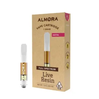 almora sativa live resin cartridge