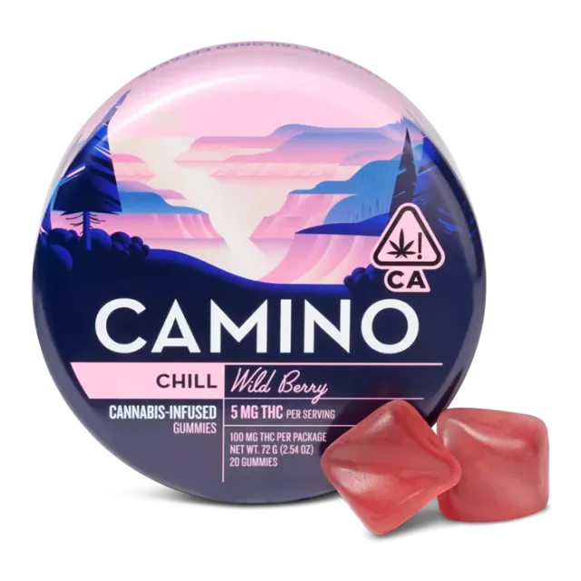 camino chill wild berry gummies weed for retrograde