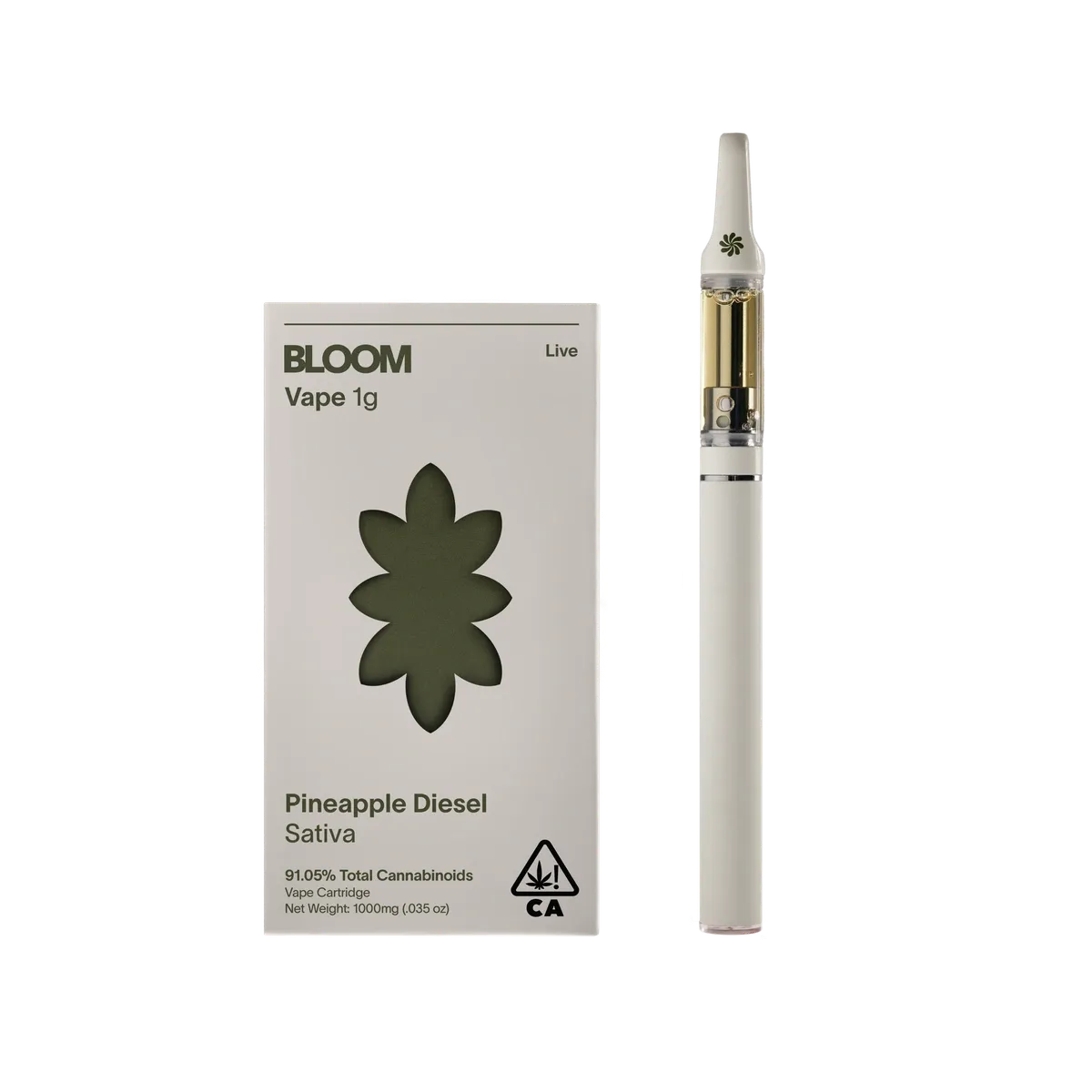 best vape carts by bloom pineapple diesel