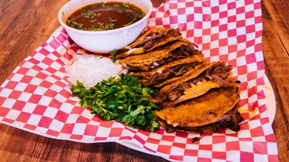 birria tacos late night food in lake tahoe