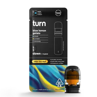 LIVE RESIN POD BLUE LEMON GELATON