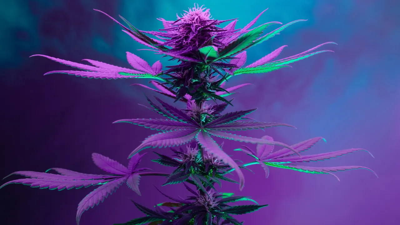 purple weed plant