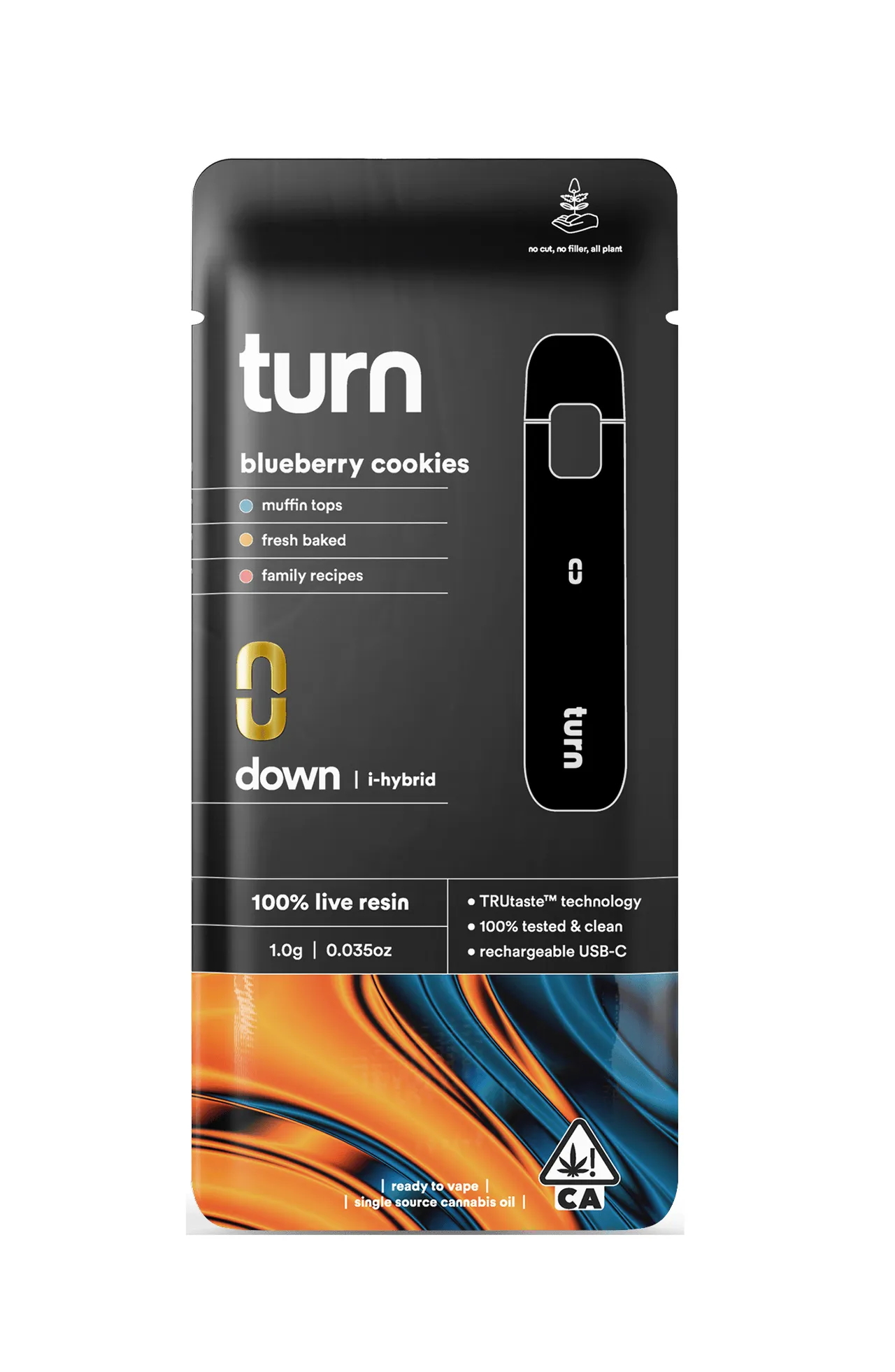 turn blueberry cookies vape blue weed strain