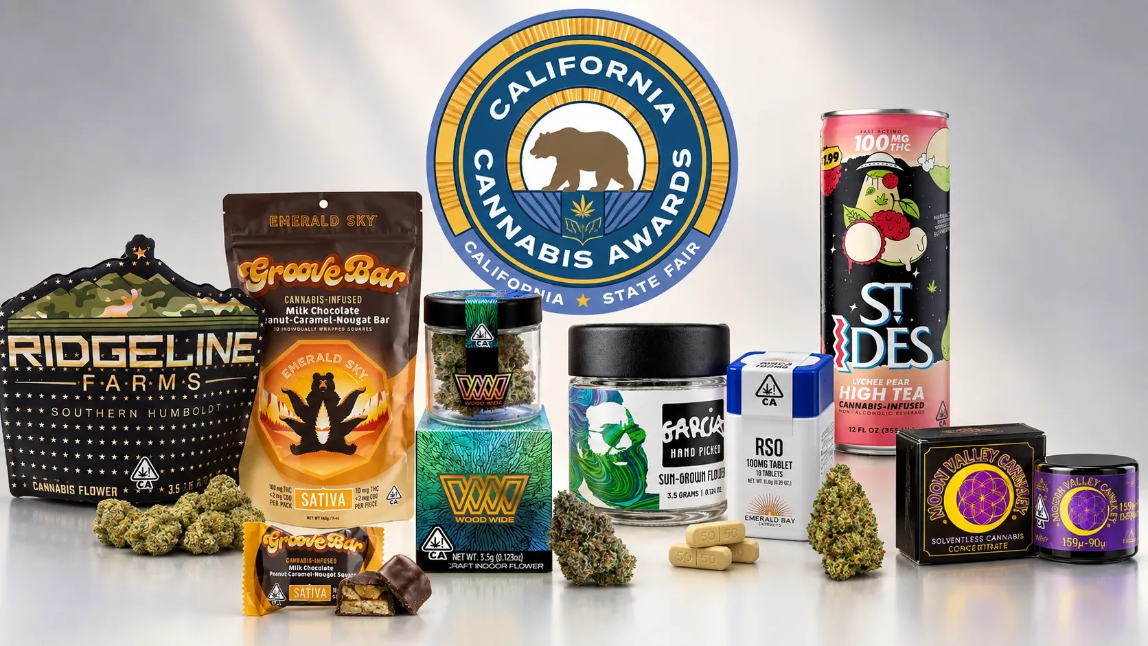 selection of california cannabis awards winners