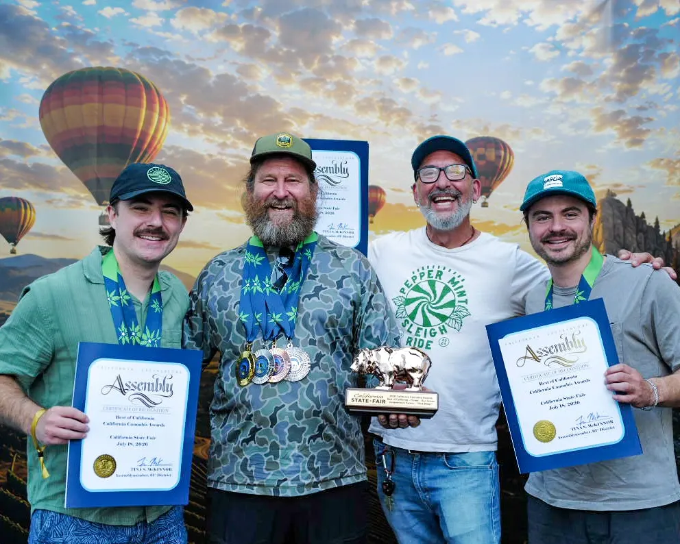 Greenshock Farms were 2026 California Cannabis Awards winners for Sun Grown
