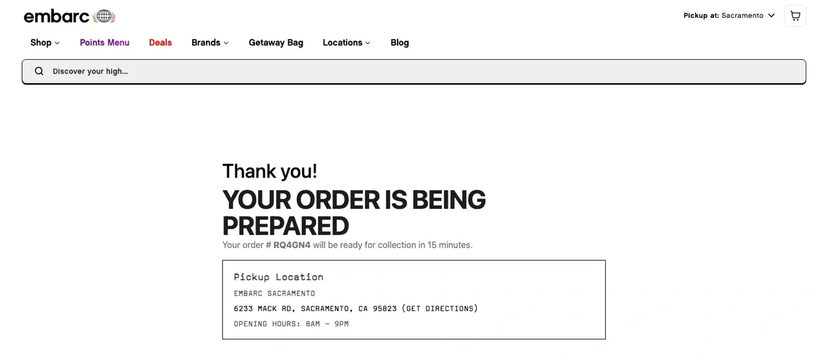 confirmation on embarc