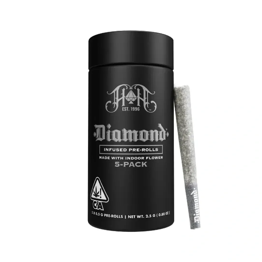 heavy hitters diamond infused pre rolls