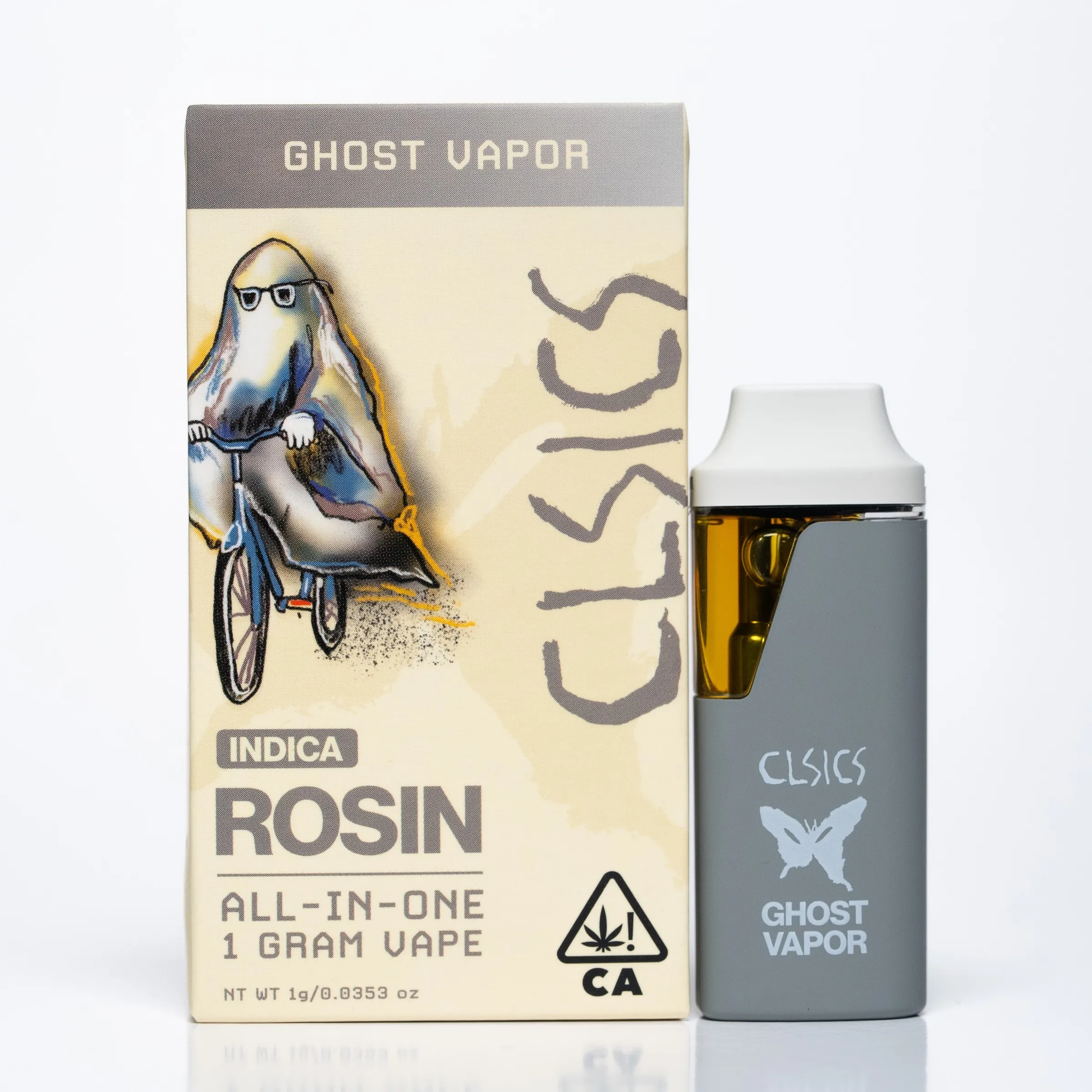 CLSICS ghost vapor rosin vape halloween cannabis 