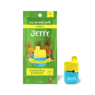 JETTY EXTRACTS HIGH THC READY TO USE VAPORIZER [1G] PINEAPPLE EXPRESS - 1 G 1G