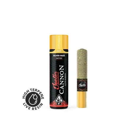 BABY CANNON INFUSED PREROLL [1.3G] SILVER HAZE - 1.3 G