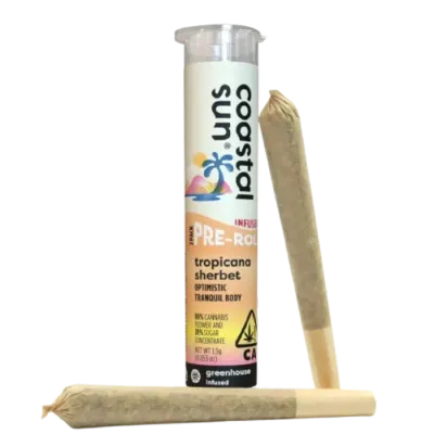 TROPICANA SHERBET INFUSED PRE-ROLL 2 PACK 1.5G