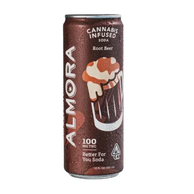 THC PREBIOTIC SODA 12FLOZ [100MG] ROOT BEER - 100 MG product image