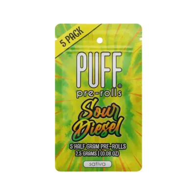 PREROLL 5PK [2.5G] SOUR DIESEL - 2.5 G - 5 PACK