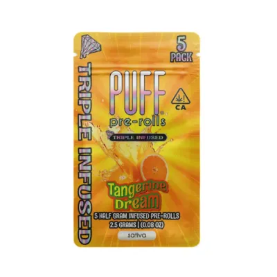 DIAMOND INFUSED PREROLL 5PK [2.5G] TANGERINE DREAM - 2.5 G - 5 PACK product image