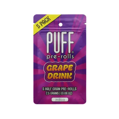 PREROLL 5PK [2.5G] GRAPE DRINK - 2.5 G - 5 PACK