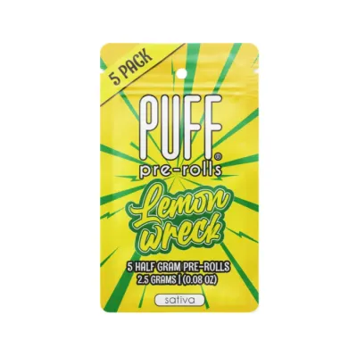 PREROLL 5PK [2.5G] LEMONWRECK - 2.5 G - 5 PACK