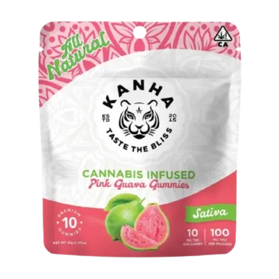 PINK GUAVA GUMMY 10 PACK 100MG
