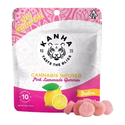 PINK LEMONADE GUMMY 10 PACK 100MG