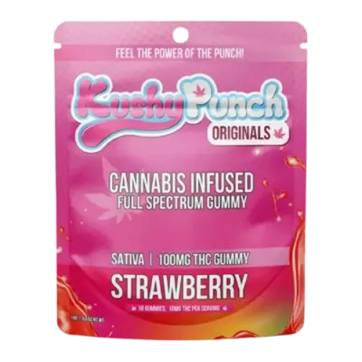 STRAWBERRY SATIVA GUMMY 10 PACK 100MG