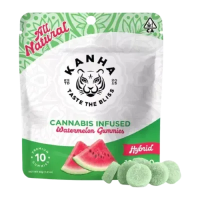 WATERMELON GUMMY 10 PACK 100MG