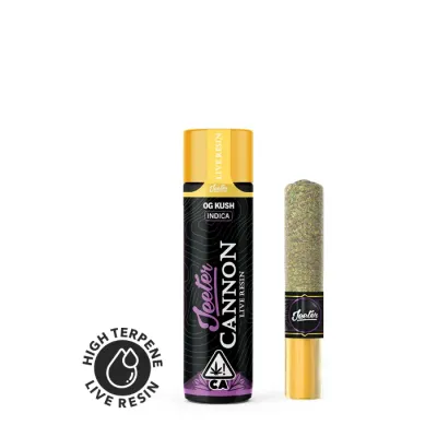 BABY CANNON INFUSED PREROLL [1.3G] OG KUSH - 1.3 G