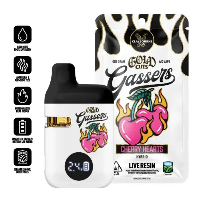 GASSERS GOLD CUTS READY TO USE VAPORIZER [1G] CHERRY HEARTS - 1 G product image