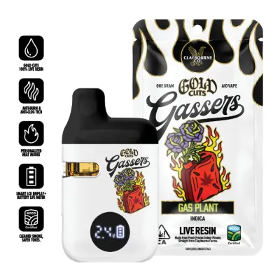 GASSERS GOLD CUTS READY TO USE VAPORIZER [1G] GAS PLANT - 1 G product image