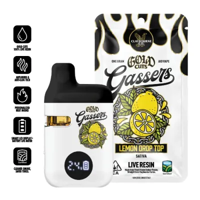 GASSERS GOLD CUTS READY TO USE VAPORIZER [1G] LEMON DROP TOP - 1 G product image
