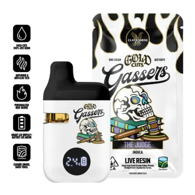 GASSERS GOLD CUTS READY TO USE VAPORIZER [1G] THE JUDGE - 1 G product image