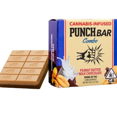Peanut Butter Milk Chocolate Punchbar Combo 100MG